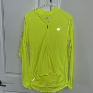New Pearl Izumi Select High Visibility Bike Cycling LS Thermal Jersey L Racing